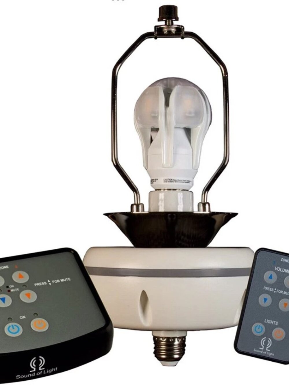 SCE SOL 1100-SYS Wireless Lamp Speaker System by The Sound of Light H-108-S
